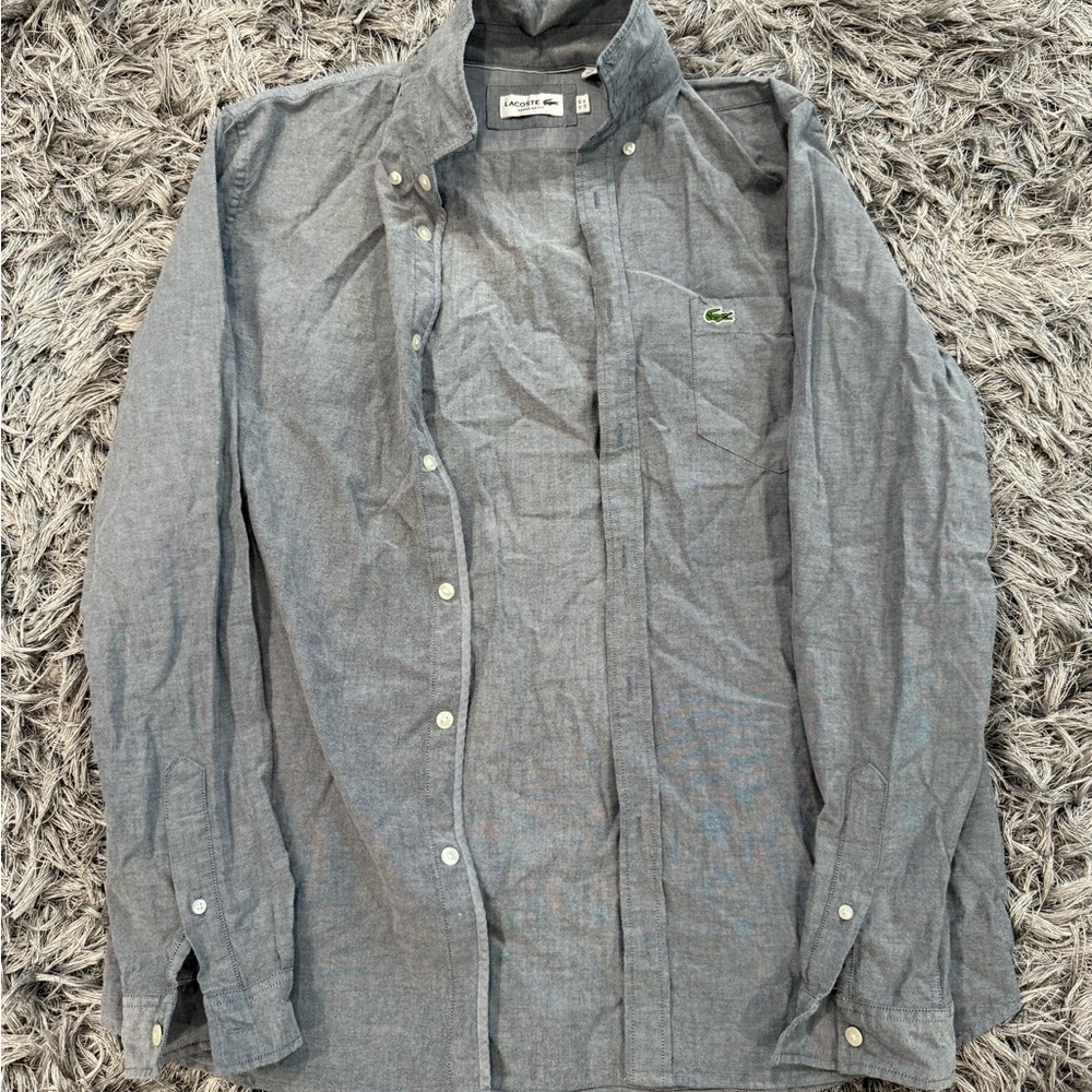 Lacoste Dress Shirt. Mens Medium